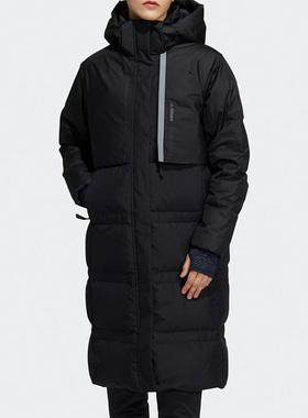 Adidas/阿迪达斯正品运动女子户外休闲防风保暖羽绒服 H13861