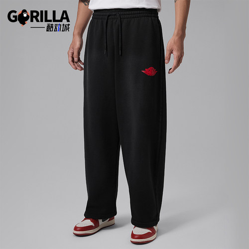 Nike/耐克正品Jordan Flight Fleece 男士加绒长裤JA1033-010