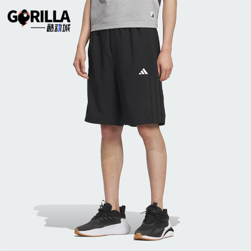 Adidas/阿迪达斯正品2025夏季款男士透气经典户外宽松短裤KC2882