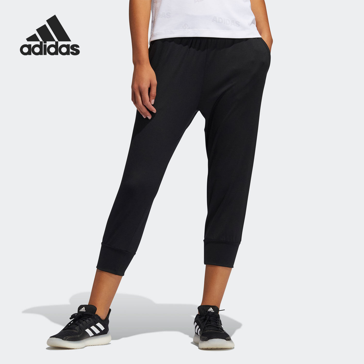 Adidas/阿迪达斯正品新款女子训练健身运动针织七分裤 GL0677,运动服/休闲服装,运动中长裤／短裤,淘宝优惠券,粉丝福利购,淘宝优惠卷