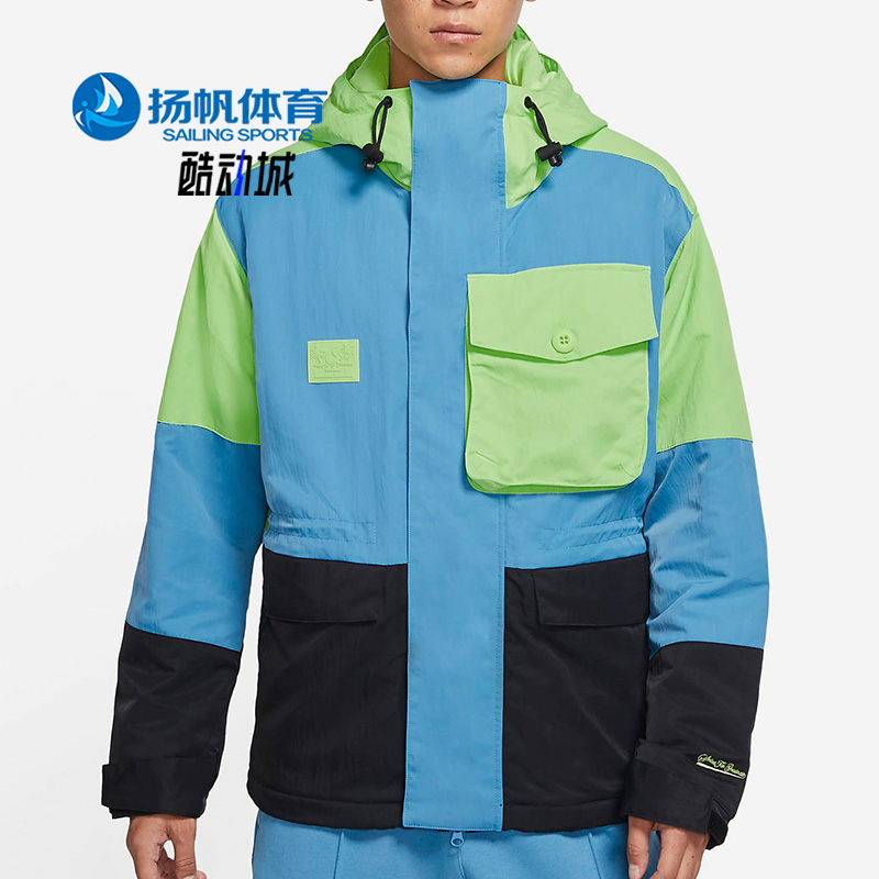 耐克正品男子运动保暖棉服