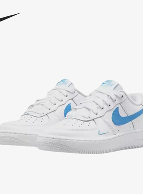 Nike/耐克正品AirForce107新款白蓝色街头经典休闲板鞋IO7403-104