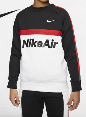 Nike/耐克正品春新款男大童B NSW NIKE AIR CREW长袖T恤CJ7850