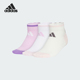 阿迪达斯正品 ANKLE SOCKS儿童运动经典 Adidas 短筒袜三双装 JN3852