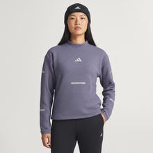 Adidas/阿迪达斯官方正品2025秋季款女士保暖跑步运动卫衣JP3844