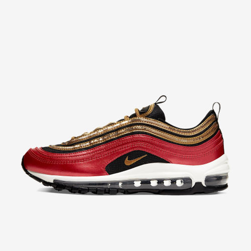 Nike耐克正品Air Max女子缓震防滑轻便系带跑步鞋CT1148-600