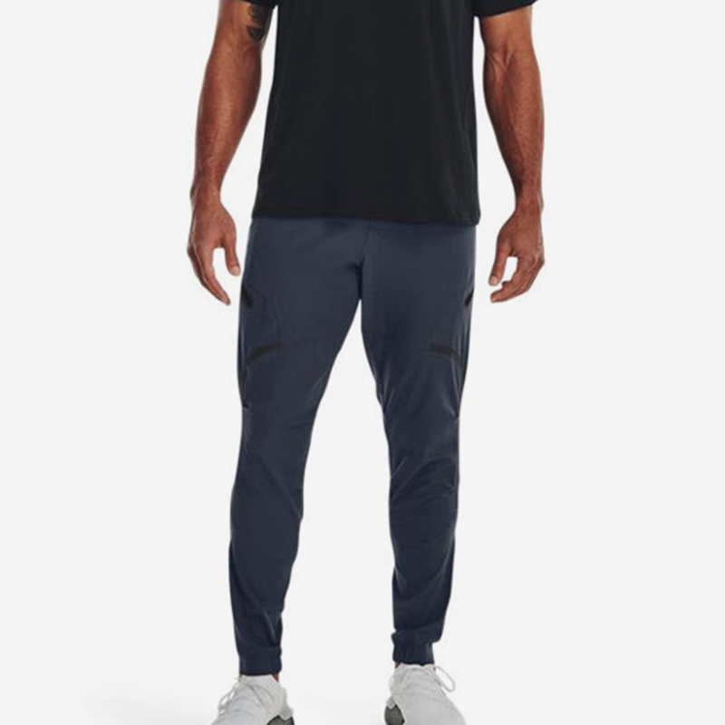 UA/安德玛正品新款男士复古轻盈顺滑休闲健身梭织长裤1352026-044