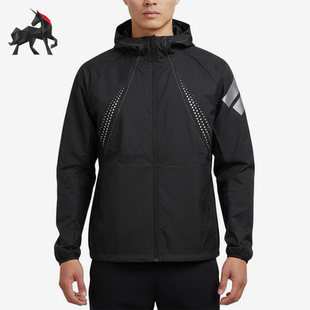 Adidas/阿迪达斯正品FOS连帽拉链长袖夹克经典男夹克外套KW0100