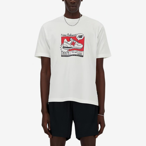 New Balance/NB正品新款男子宽松透气运动休闲短袖T恤MT41593-SST