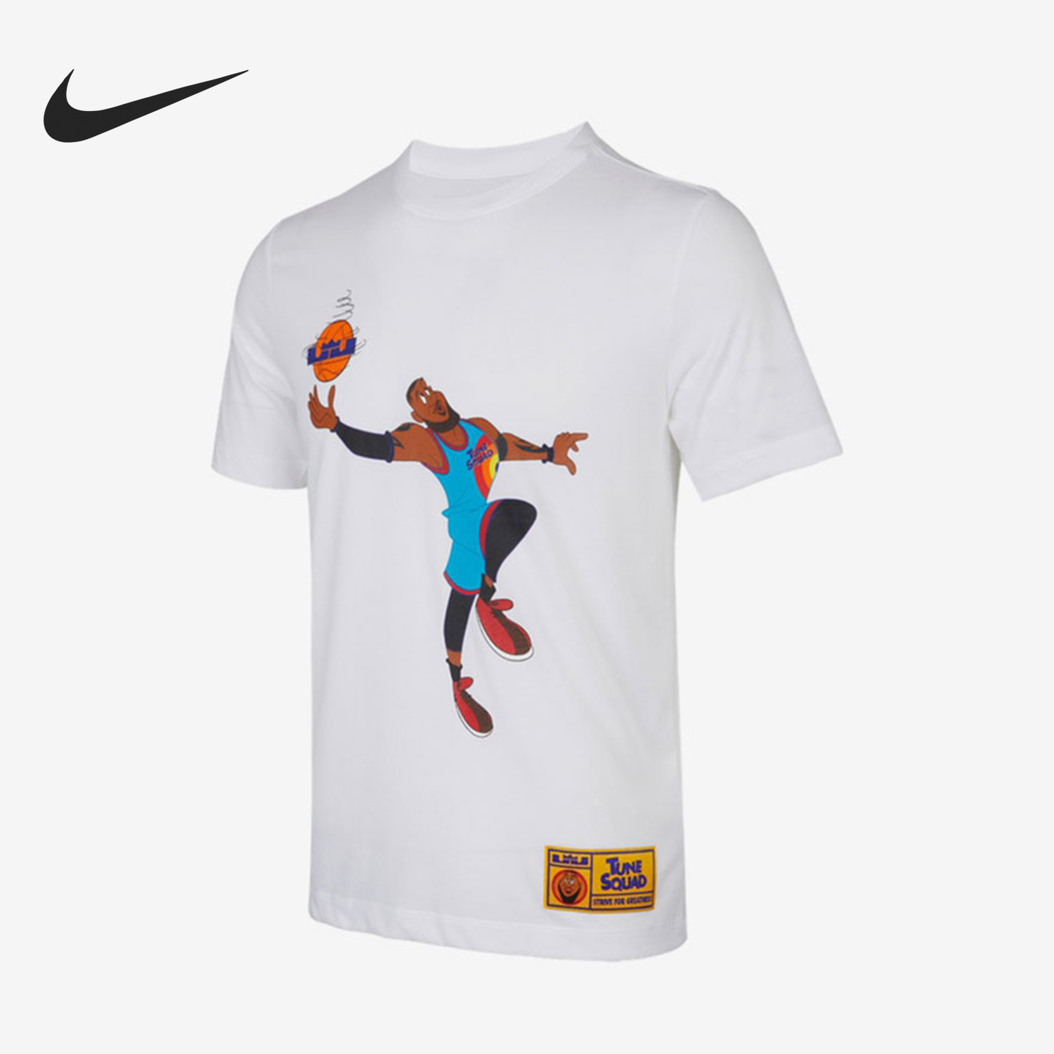 耐克男士圆领套头运动透气短袖