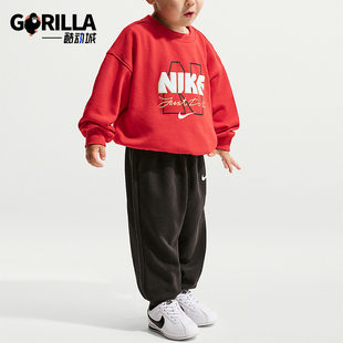 IU5275 Sportswear婴童休闲圆领套头耐穿套装 010 耐克正品 Nike