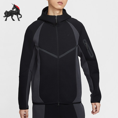 Nike/耐克正品Tech Windrunner男士休闲连帽拼接外套IF1326-010