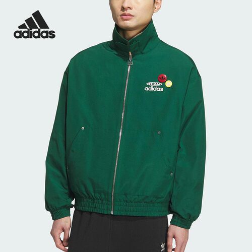 Adidas/阿迪达斯正品三叶草男士宽松梭织翻领运动外套KC0136