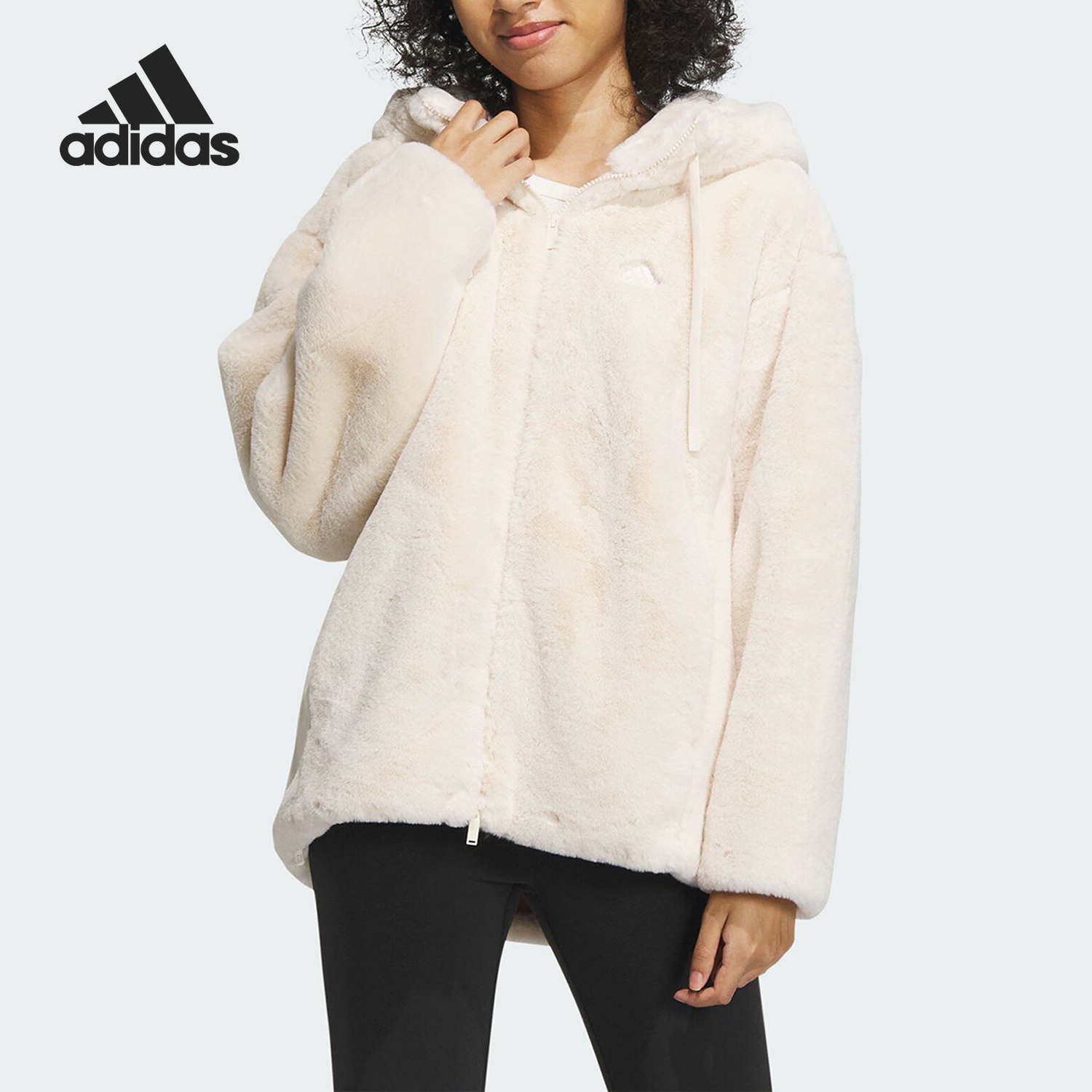 Adidas/阿迪达斯女子连帽外套