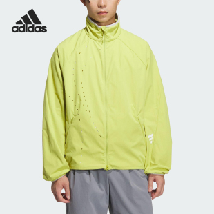 款 Adidas 2025夏季 男士 阿迪達(dá)斯官方正品 立領(lǐng)機(jī)能透氣外套KC9814