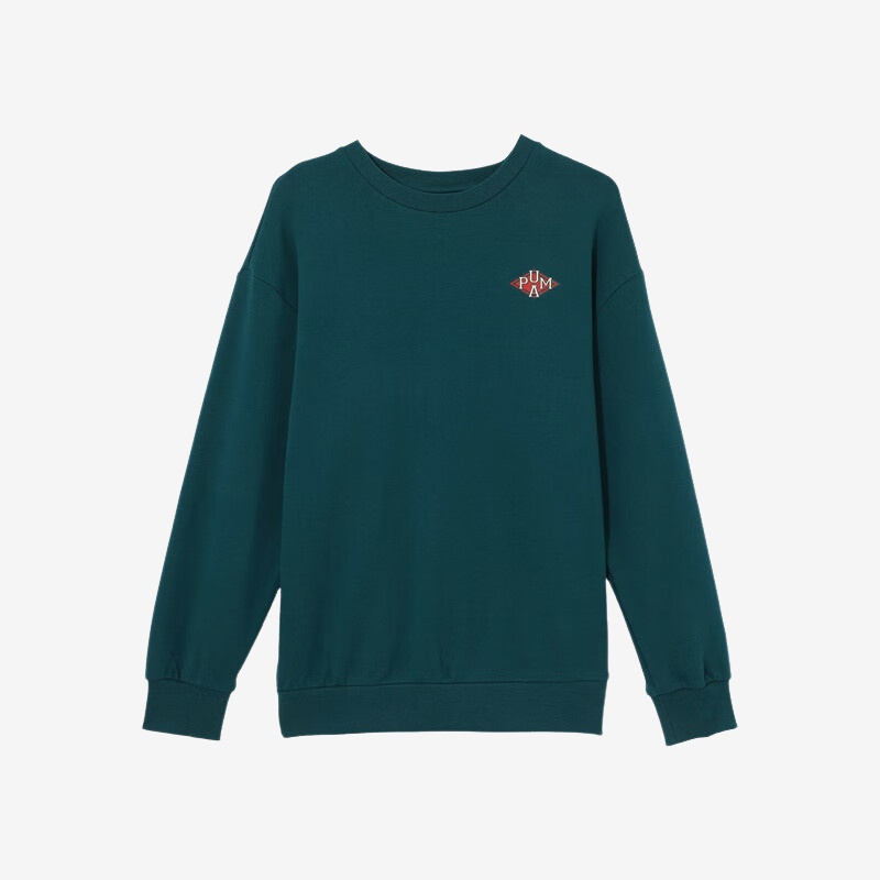 彪马男士印花透气圆领针织卫衣