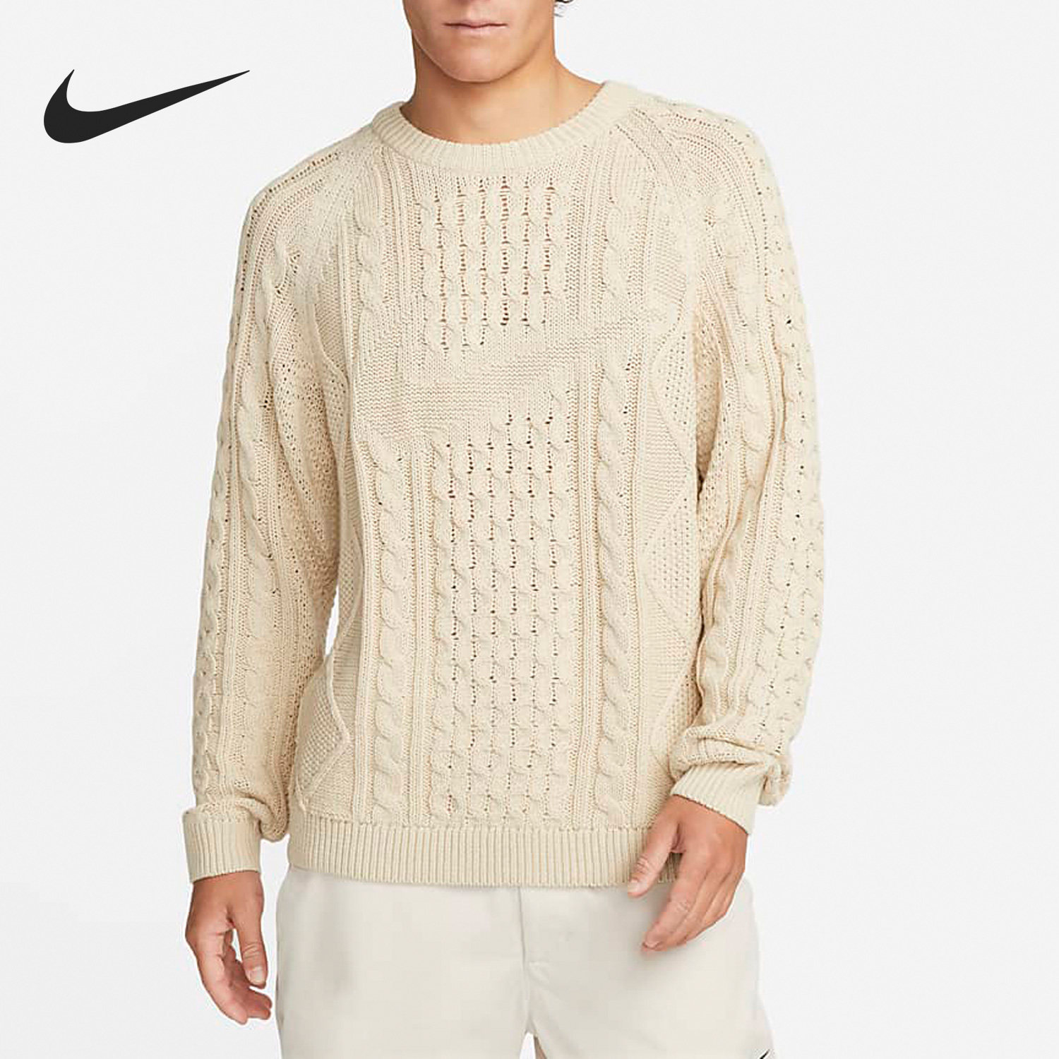 Nike/耐克正品当季新款男子运动休闲套头针织毛衣DQ5177-206