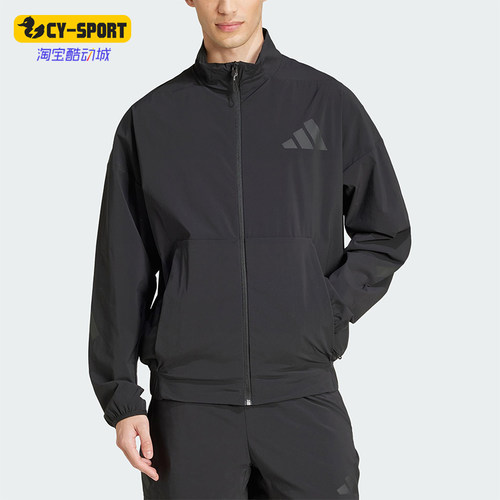 Adidas/阿迪达斯正品新款男士经典立领梭织时尚夹克外套JN9026