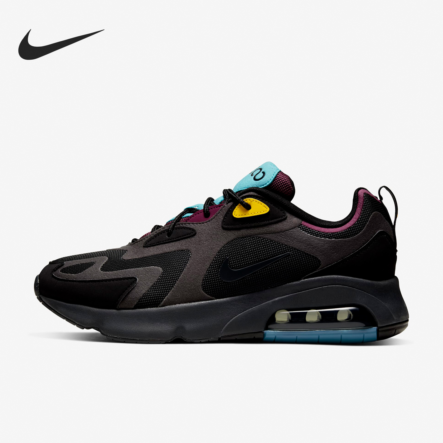 Nike/耐克正品Air Max 200男士气垫缓震运动跑步鞋AQ2568-001