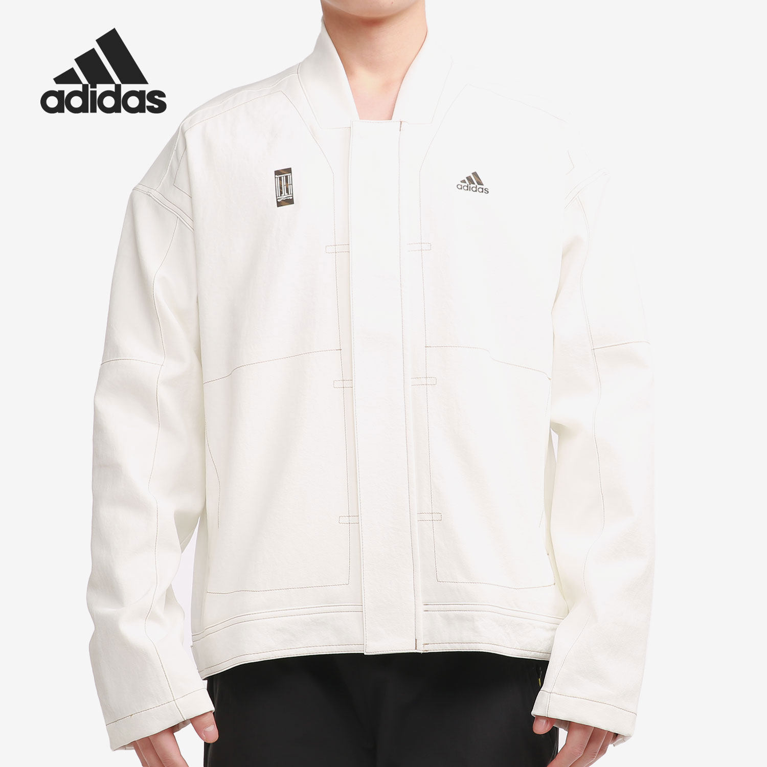 Adidas/阿迪达斯正品2021春季新款男子武极运动服立领外套GP0906