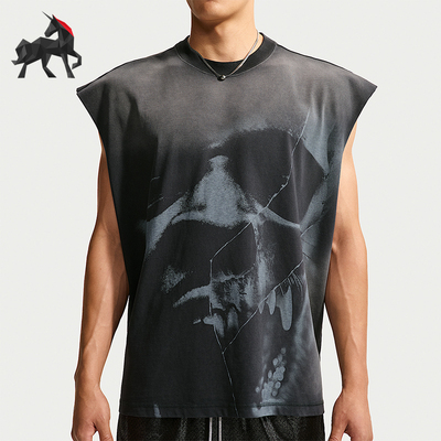 Nike/耐克正品Standard Issue男士图案篮球背心T恤IM5203-010