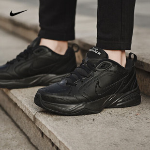 冬季 防水皮面老爹鞋 新款 休闲鞋 Nike耐克官方正品 男鞋 黑武士运动鞋