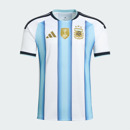 Adidas/阿迪达斯正品阿根廷国家队男士运动透气足球短袖JM8396