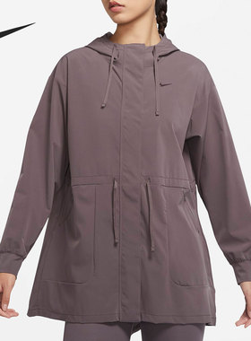 Nike/耐克正品女子舒适休闲连帽透气运动夹克外套 DH3528-202