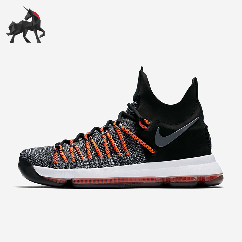 Nike/耐克正品KD 9 ELITE男士减震中帮实战篮球鞋878637-010