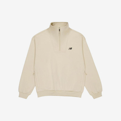 New Balance新百伦正品男立领套头半拉链半开襟卫衣NCE12181-LBE