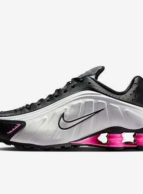 Nike/耐克正品Shox R4 女士低帮气柱缓震耐磨运动鞋AR3565-012