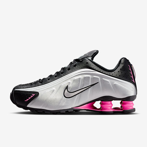 Nike/耐克正品Shox R4 女士低帮气柱缓震耐磨运动鞋AR3565-012
