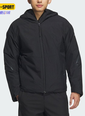 Adidas/阿迪达斯正品秋冬新款男士宽松保暖连帽外套JZ8413