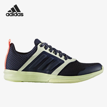 Adidas/阿迪达斯正品新款女子运动低帮透气休闲跑步鞋AQ1999