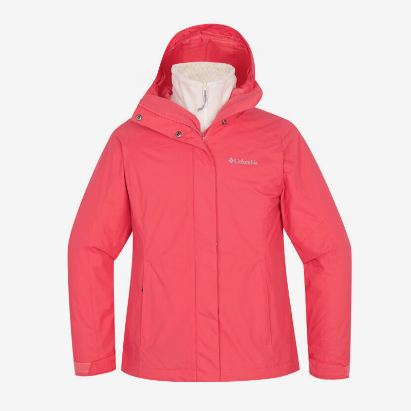 哥伦比亚女子连帽三合一冲锋衣