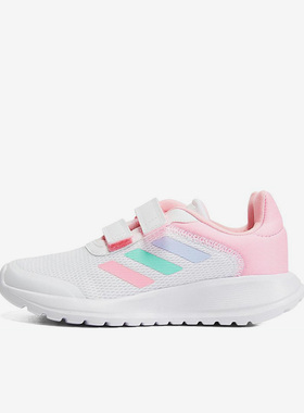 Adidas/阿迪达斯正品新款时尚儿童魔术贴运动休闲跑步鞋H06380