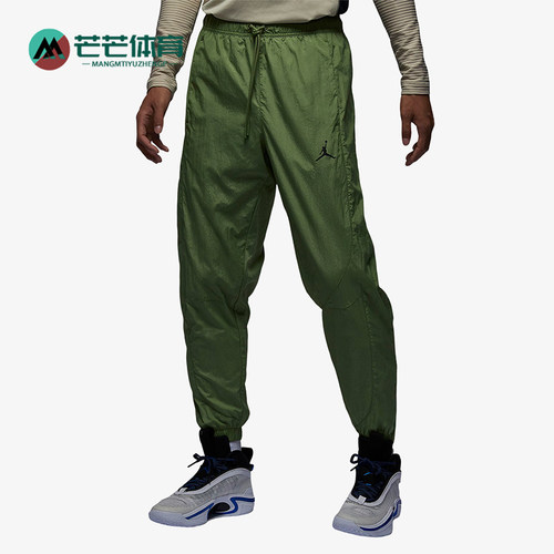 耐克男子图案印花系带束脚运动裤