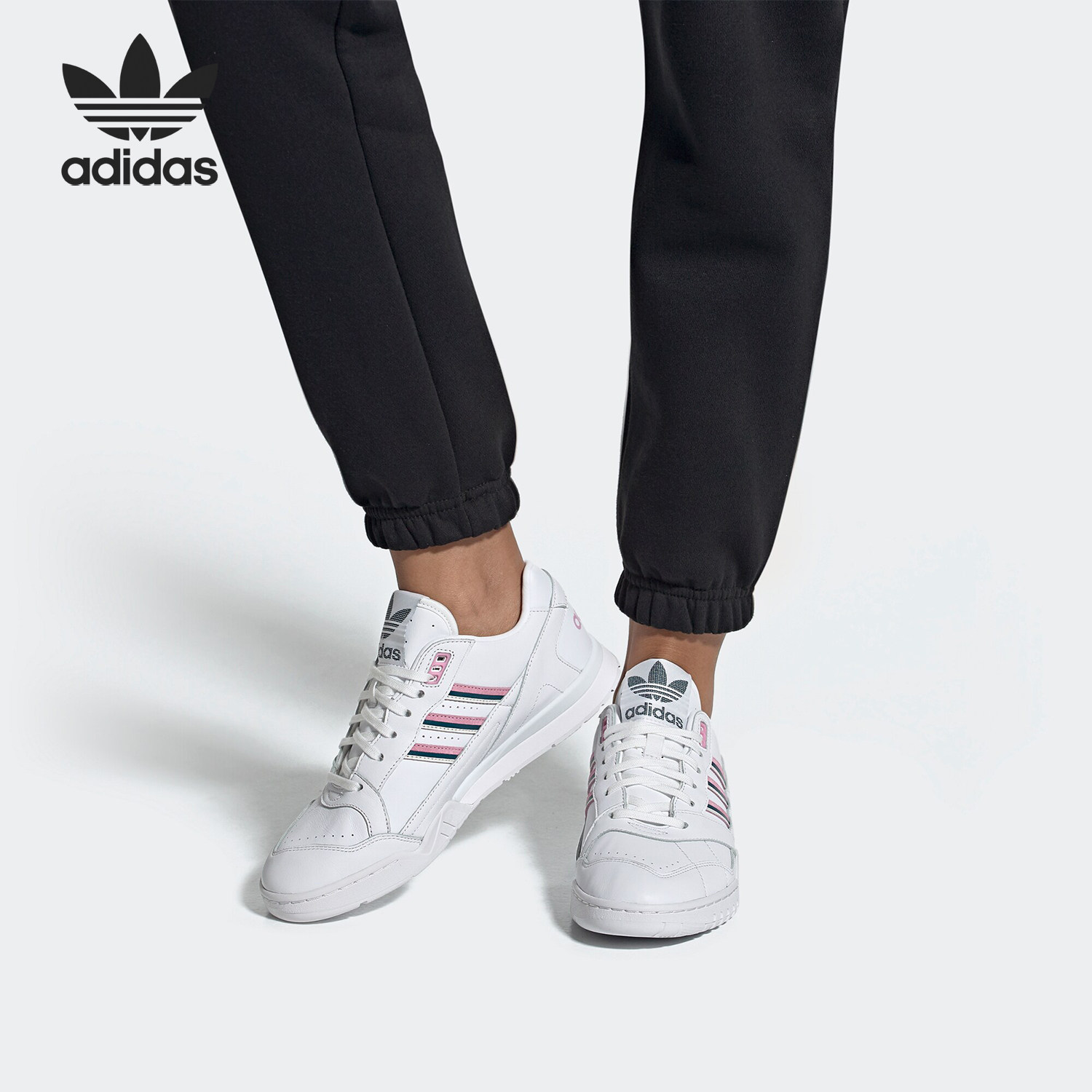 Adidas/阿迪达斯正品三叶草2019女子新款保暖休闲运动板鞋 EE5408