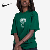 DD3342 Nike T恤衫 圆领套头字母印花男子休闲短袖 341 耐克正品