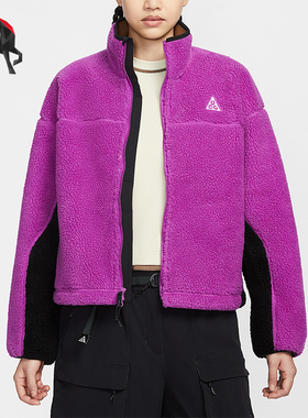 Nike/耐克正品2025秋季款女士保暖时尚拼接立领外套HV4706-551
