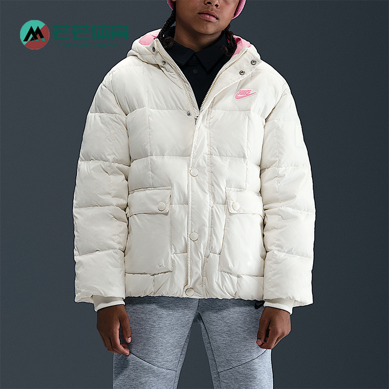 Nike/耐克正品Premium大童休闲运动简约时尚轻巧羽绒服IQ6136-133