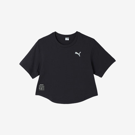 Puma/彪马官方正品2024新款女士时尚休闲运动短款宽松圆领短袖T恤