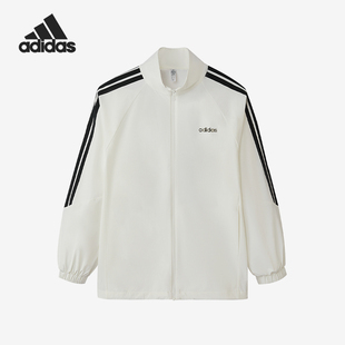 Adidas/阿迪达斯正品新款女士运动保暖经典拉链立领夹克KQ5371