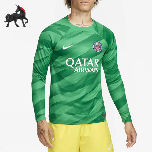 Nike/耐克正品男士圆领直筒吸湿排汗足球长袖T恤DX2637-325
