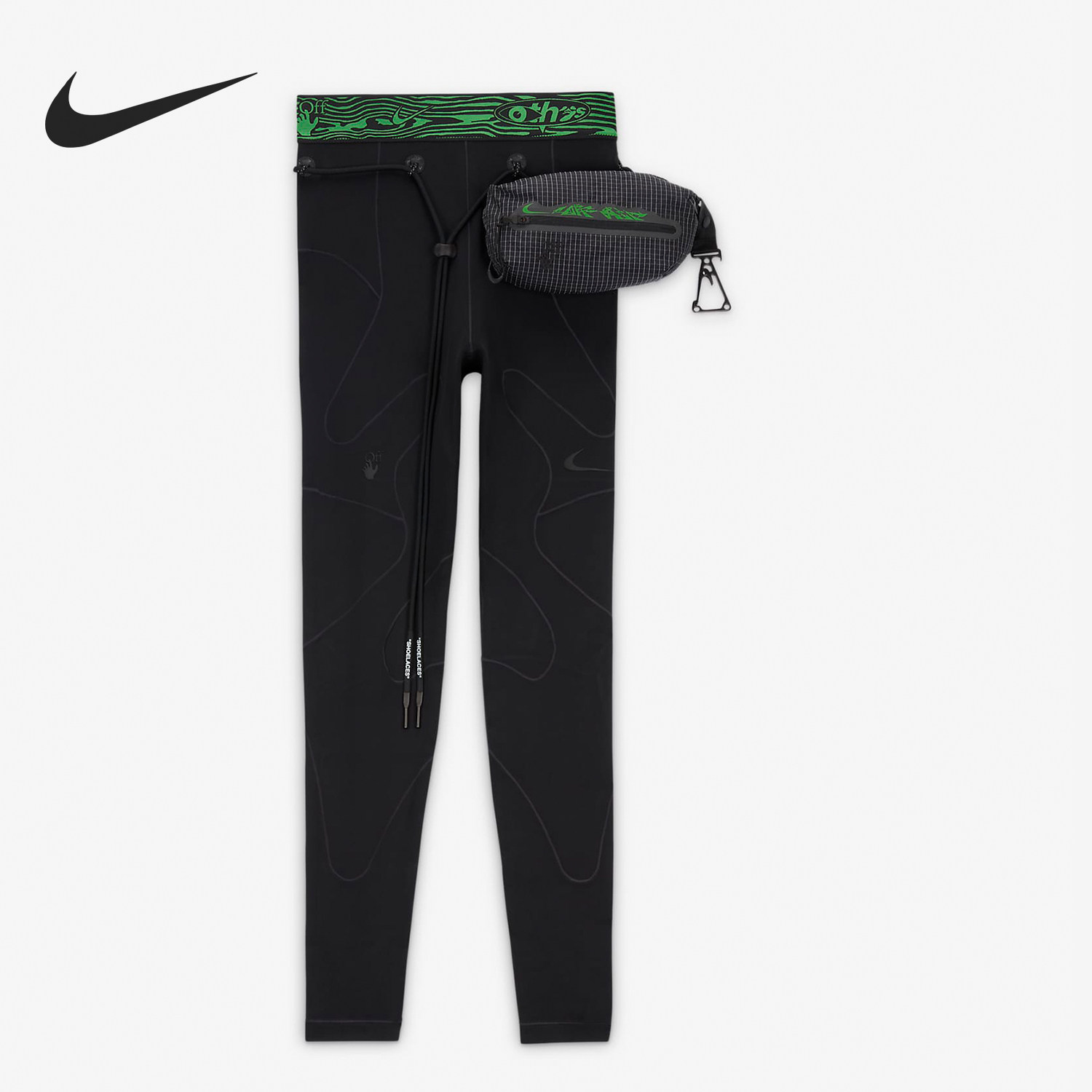 Nike/耐克正品Off-White™ 女士新款运动紧身裤DV5553-010