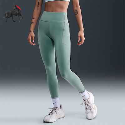 Nike/耐克正品Swift 女士休闲高腰跑步针织运动紧身裤HJ2253-017