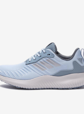 Adidas/阿迪达斯正品Bounce新款女蓝白色经典低帮鞋跑步鞋BW0691