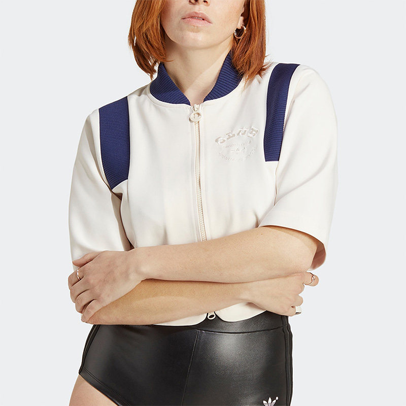 Adidas/阿迪达斯正品三叶草女子运动休闲短款中袖外套IB5793