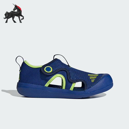 Adidas/阿迪达斯正品春季款大童低帮魔术贴沙滩凉鞋JP5746