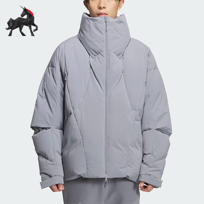 Adidas/阿迪达斯正品冬季男士运动保暖时尚潮流宽松羽绒服KC2591